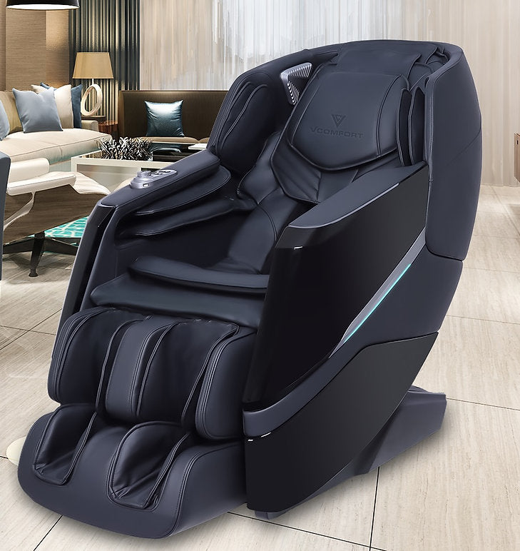 VComfort® Dreamliner 4D Hyperbolic SL Full Body Shiatsu Massage Chair Black