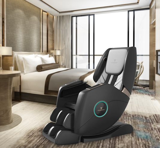 VComfort™ KALKOONA Max Luxury SL 3D Electric Shiatsu Zero Gravity Massage Chair Black